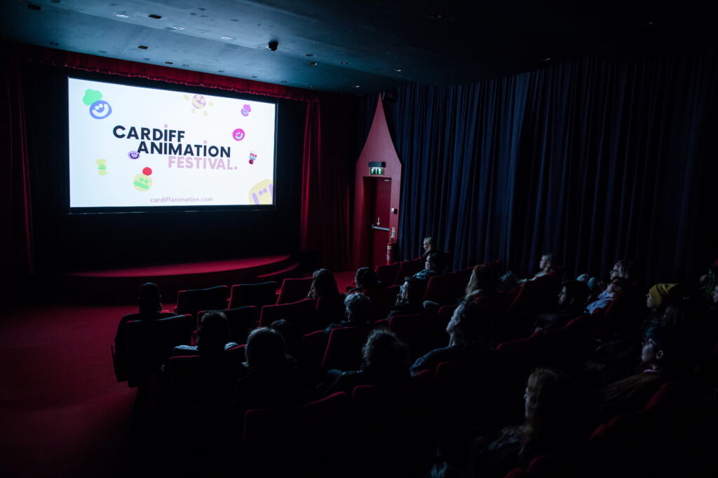 Cardiff Animation Festival audience in cinema